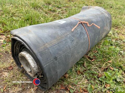 Large roll of rubber pond lining
