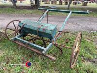 Vintage hand pull seed drill - 2
