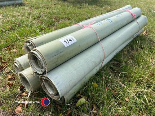 Approx 40 plant and tree guards tubes 1m in height