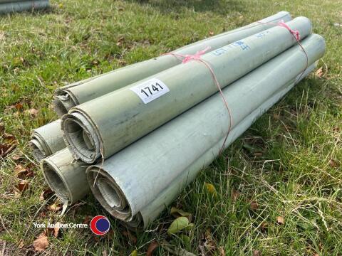 Approx 40 plant and tree guards tubes 1m in height