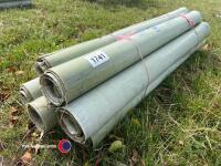 Approx 40 plant and tree guards tubes 1m in height
