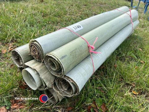 Approx 40 plant and tree guards tubes 1m in height