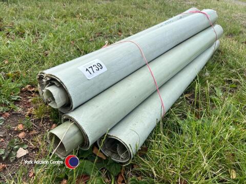 Approx 40 plant and tree guards tubes 1m in height