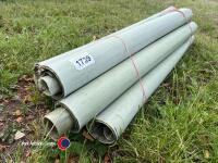Approx 40 plant and tree guards tubes 1m in height