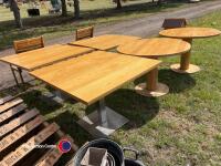 5 garden table and 2 chairs - 3