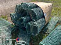 150 x green tree guards, 2ft high x 6in wide - 2
