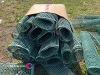 150 x green tree guards, 2ft high x 6in wide - 3