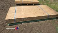 10 x 8ft x 4ft x 18mm ply sheets - 3