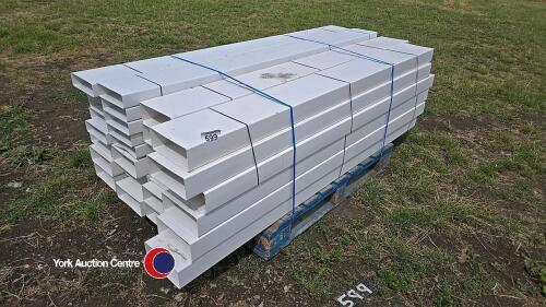 Quantity of plastic ducting, new