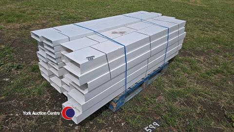 Quantity of plastic ducting, new
