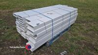 Quantity of plastic ducting, new