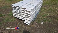 Quantity of plastic ducting, new - 2