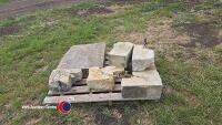 Pallet of architectural stone