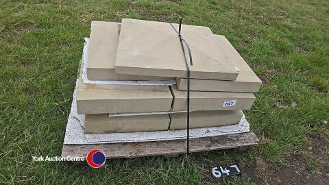 Pallet of stone flags/copings