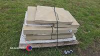 Pallet of stone flags/copings
