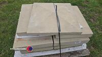 Pallet of stone flags/copings - 2