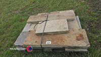 Pallet of stone flags/copings