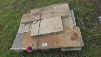 Pallet of stone flags/copings - 2
