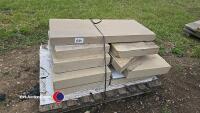 Pallet of stone flags/copings