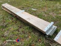 3 x raised bed sections ideal veg plots - 3