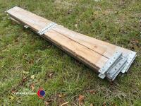 3 x raised bed sections ideal veg plots - 3