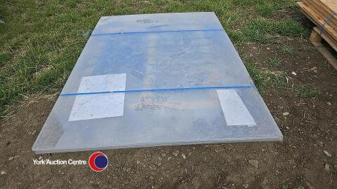 7 x 6ft x 4ft perspex sheets