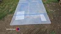 7 x 6ft x 4ft perspex sheets - 2