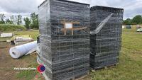 3 x pallets polystorm cell black plastic packers - 2