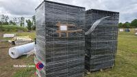 3 x pallets polystorm cell black plastic packers - 3