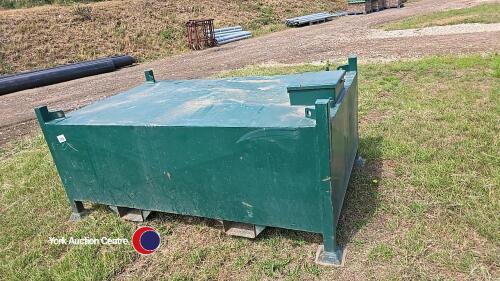 Metal bunded fuel tank, green