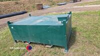 Metal bunded fuel tank, green
