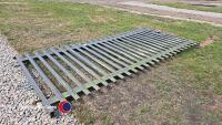 12ft security gate 5ft 8in high - 2