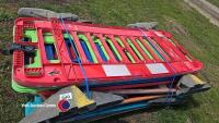 8 x plastic pedestrian barriers - 2
