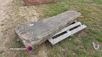 Gate stoop - yellow sandstone - 3