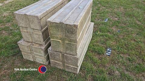 4 x submarine battery cases fibreglass heavy