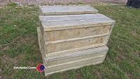4 x submarine battery cases fibreglass heavy - 2