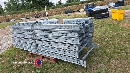 Quantity of galvanised electric race way system.