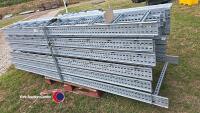 Quantity of galvanised electric race way system. - 2