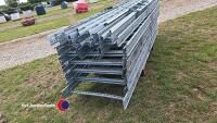 Quantity of galvanised electric race way system. - 4