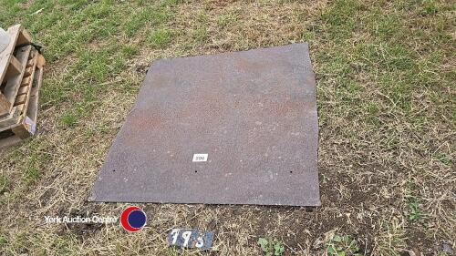 Steel road plate, 1150 x 1150mm