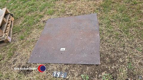 Steel road plate, 1150 x 1150mm