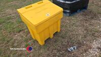 Yellow salt bin - 3