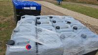 Pallet of plastic drums professionally decontaminated and washed out - 3