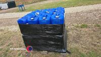 Pallet of plastic drums professionally decontaminated and washed out - 2