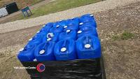 Pallet of plastic drums professionally decontaminated and washed out - 3
