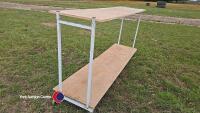 4 wheel trolly with shelves - 2