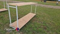 4 wheel trolly with shelves - 2
