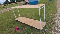 4 wheel trolly with shelves - 3