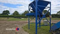 Coal/Briquette bagging hopper c/w shaking grate