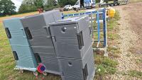 3 x plastic storage cabinets - 2